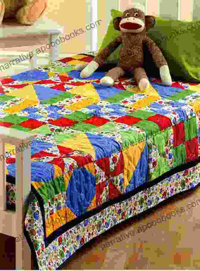 A Child's Quilt Made Of Colorful Fabrics Love Handmade Items: Unlock Sewing Machine Tips And Tricks For Beginners: Knitting And Cross Stitch