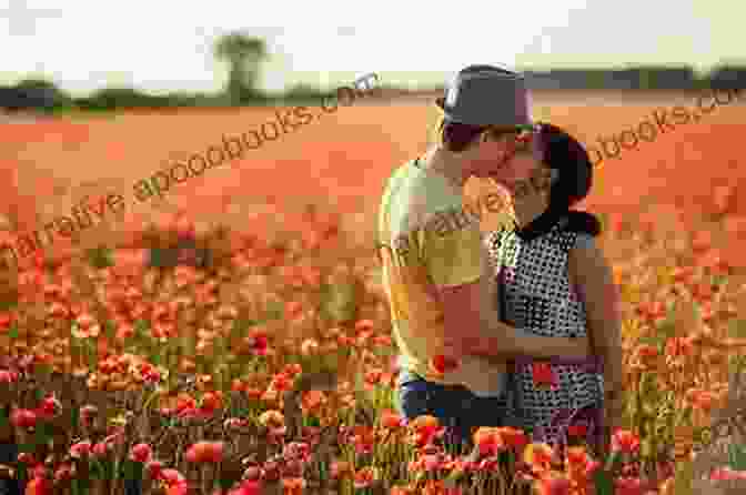 A Couple Kissing In A Field Of Flowers I Tried To Write Love Poems