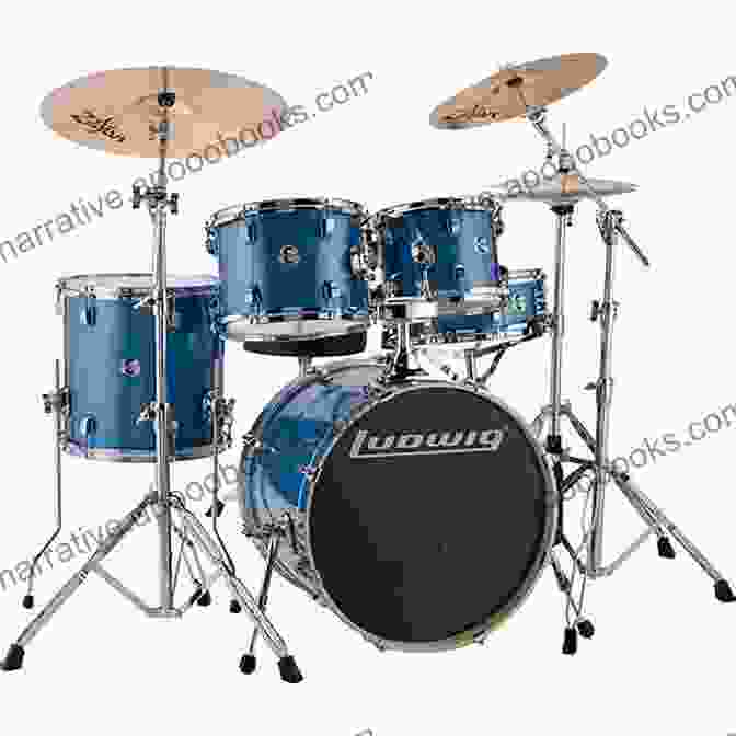 A Drum Set With Various Drums, Cymbals, And Hardware Beginner S Guide To Percussion: Crash Cymbals: A Quick Reference Guide To Percussion Instruments And How To Play Them