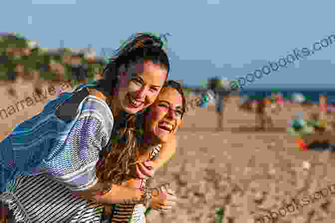 A Group Of Friends Laughing On The Beach, Their Faces Radiant With Joy Seabreeze Reunion (Summer Beach 8)