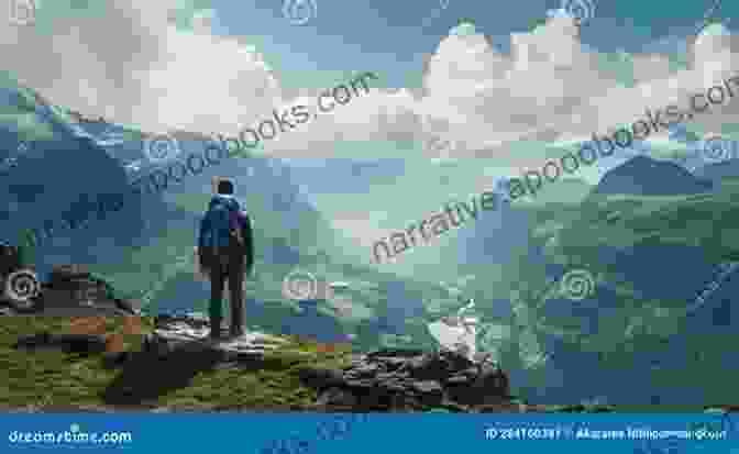 A Hiker Stands Alone On A Rocky Outcrop, Gazing Out Over A Vast Mountain Landscape, Lost In Thought The Long Trail (Ready For Chapters 2)