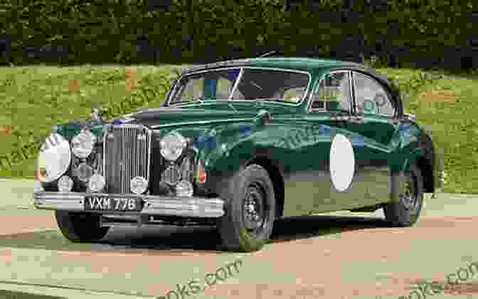 A Jaguar Mark VII Parked In Front Of A Mansion Jaguar XK: A Celebration Of Jaguar S 1950s Classic (Great Cars)