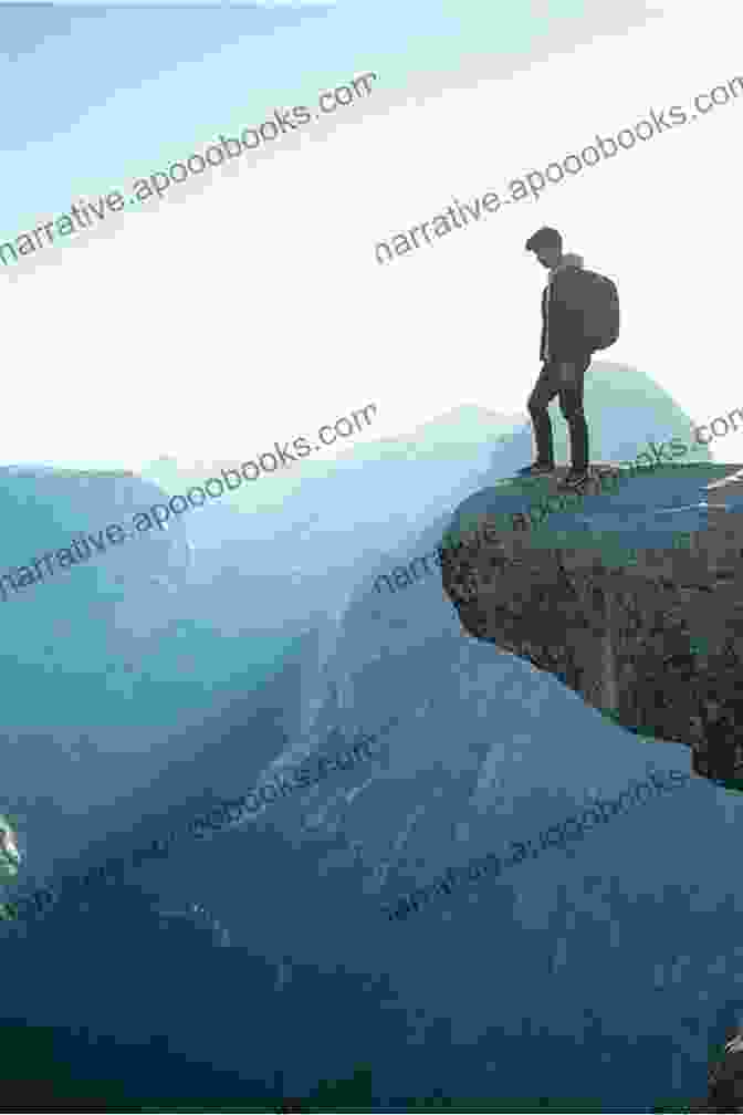 A Man Standing On A Precipice, Looking Out At A Vast Landscape The Man Who Risked It All