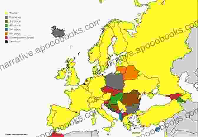 A Map Of The World Showing Countries Participating In The Eurovision Song Contest, Showcasing Its Global Reach And Cultural Impact Postwar Europe And The Eurovision Song Contest