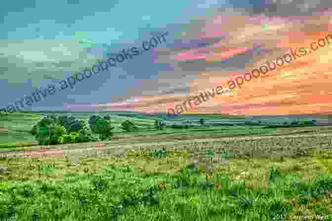 A Panoramic View Of The Kansas Prairie At Sunset Our Kansas Home (Prairie Skies 3)