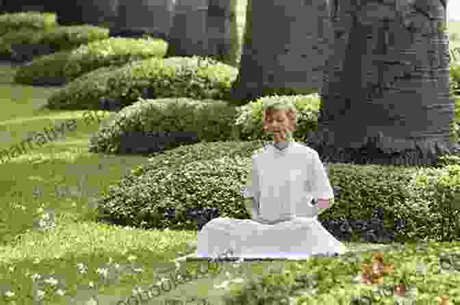 A Person Meditating In A Peaceful Garden, Surrounded By Flowers And Greenery, Symbolizing The Calming And Rejuvenating Effects Of Kind Thoughts. Deep Kindness: A Revolutionary Guide For The Way We Think Talk And Act In Kindness