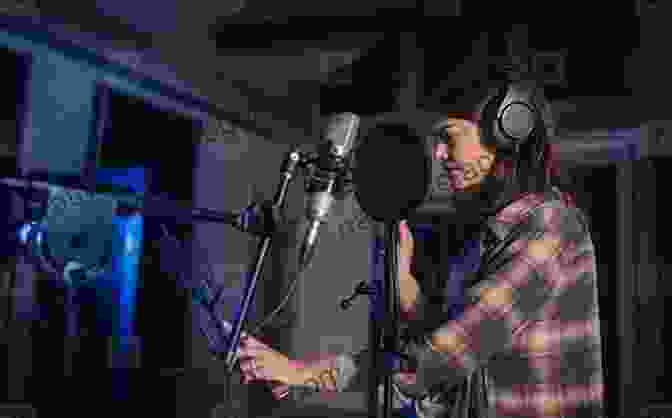 A Person Recording A Song In A Studio. The Four Step Songwriting Blueprint: Rhythm Melody Music And Lyrics