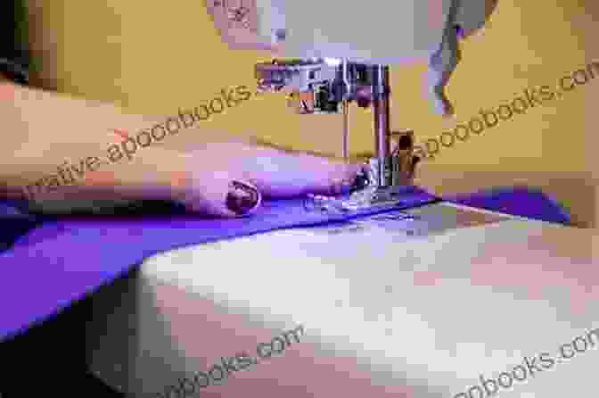 A Person Sewing Fabric On A Sewing Machine Love Handmade Items: Unlock Sewing Machine Tips And Tricks For Beginners: Knitting And Cross Stitch