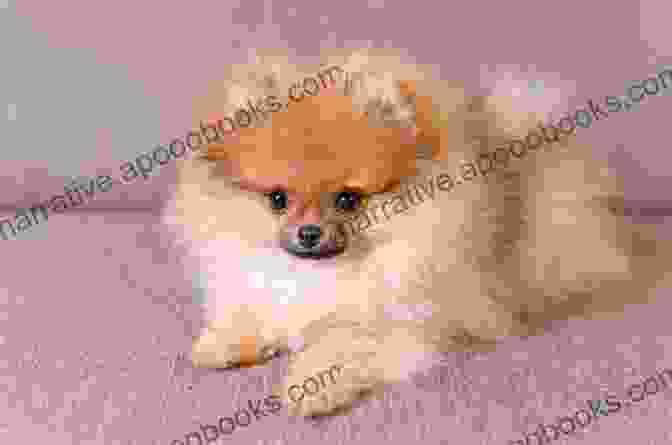 A Photo Of A Pomeranian Lying On A Couch, Showcasing Its Beauty And Devotion The Complete Guide To Pomeranians: Finding Preparing For Socializing Training Feeding And Loving Your New Pomeranian Puppy