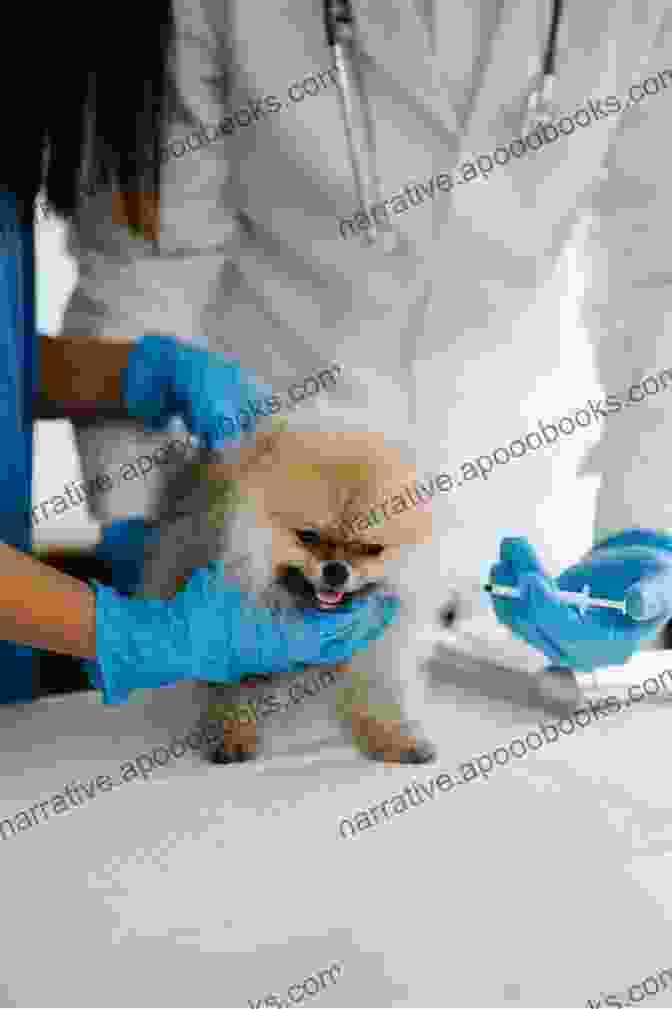 A Photo Of A Veterinarian Examining A Pomeranian The Complete Guide To Pomeranians: Finding Preparing For Socializing Training Feeding And Loving Your New Pomeranian Puppy