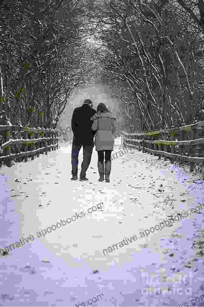 A Snowy Winter Landscape With A Couple Walking Hand In Hand Through A Field Of Snow A Winter Wedding At Willow Tree Hall: A Feel Good Festive Read (The Willow Tree Hall 3)