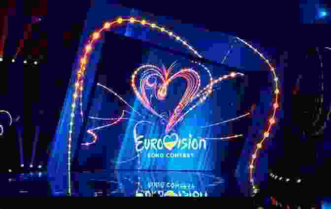 A Vibrant Image Of The Eurovision Song Contest Stage, With Performers And Spectators In The Foreground And Flags Of Participating Countries In The Background Postwar Europe And The Eurovision Song Contest