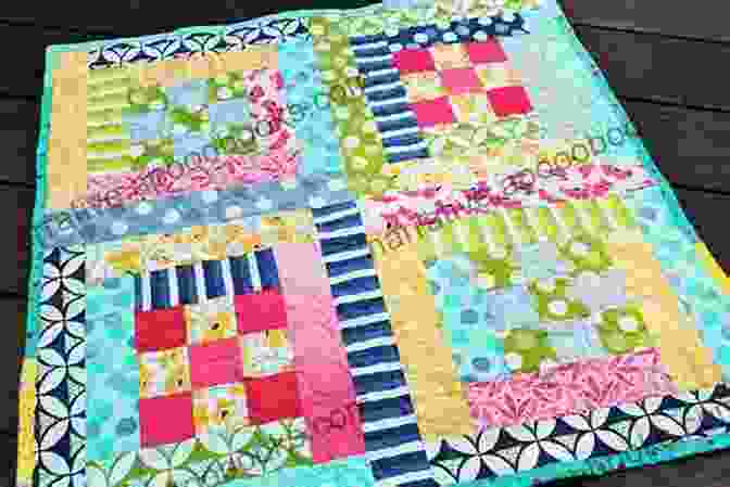 A Vibrant, Small Quilt Made From Jelly Roll Scraps, Showcasing A Mix Of Patterns And Colors Little Quilts Gifts From Jelly Roll Scraps: 30 Gorgeous Projects For Using Up Your Left Over Fabric