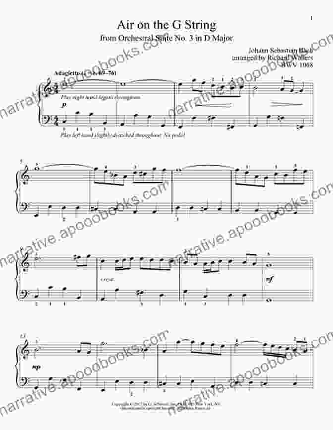 Air On The String Bach Piano Accompaniment Only Major Medium Level Sheet Music Air On The G String Bach * Piano Accompaniment ONLY * F Major * Medium Level Sheet Music: Beautiful Classical Song For A Flutist Clarinetist Trumpeter Trombonist Violinist And Other * Wedding