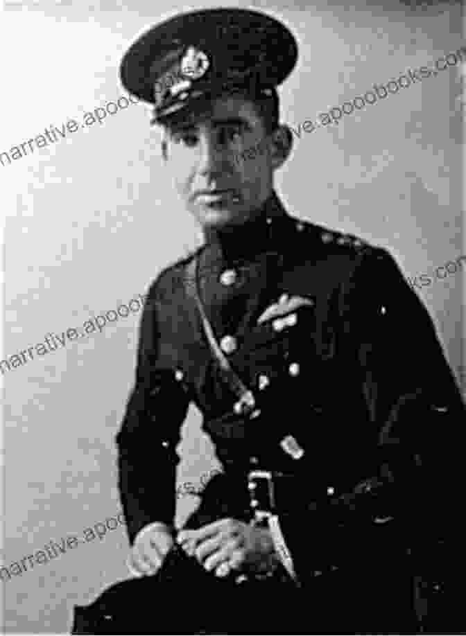 Black And White Portrait Of Captain John 'Griff' Hosker In His Royal Flying Corps Uniform 1914 (British Ace 1) Griff Hosker