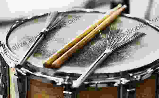 Close Up Of Hands Playing A Drum With Sticks And Brushes Beginner S Guide To Percussion: Crash Cymbals: A Quick Reference Guide To Percussion Instruments And How To Play Them