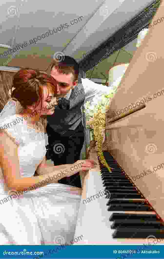 Couple Playing Grand Piano At Their Wedding Ceremony Wedding March Mendelssohn C/D Major Trumpet / Cornet + Piano / Organ Accompaniment EASY Sheet Music For Beginners : Popular Classical Wedding Song Video Tutorial BIG Notes Fanfare