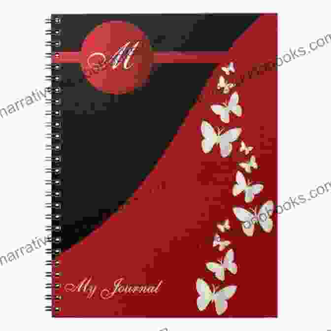 Elegant Journal Cover Adorned With Intricate Text And A Blossoming Red Rose How Do I Love Thee: Love Poetry Journal