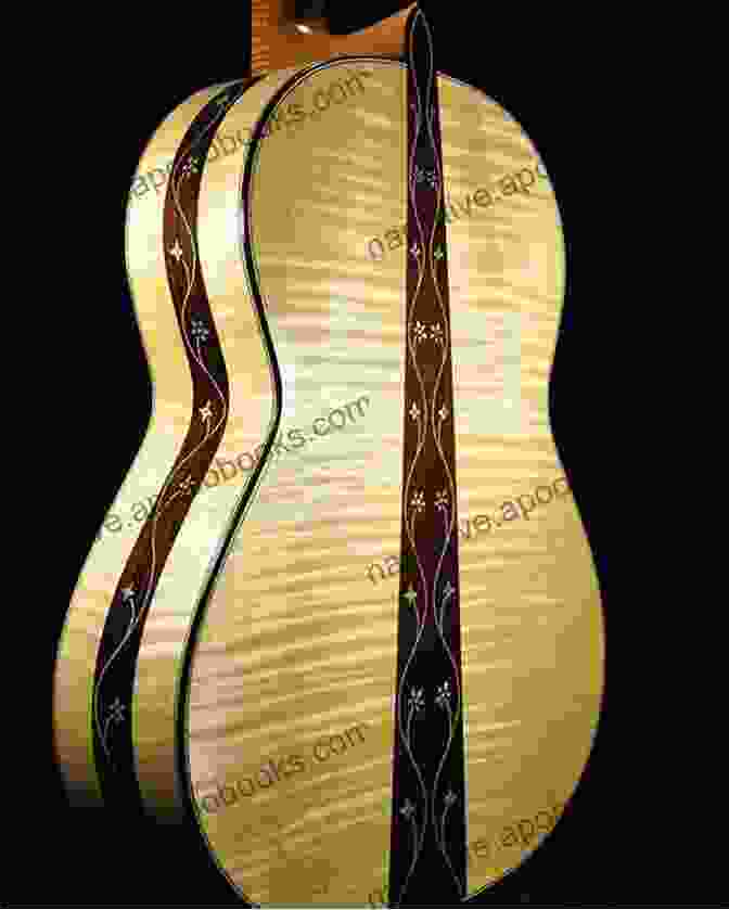 Exquisitely Crafted Classical Guitar, Gleaming Under Soft Lighting Luthierie The Art Of Building Classical Guitars