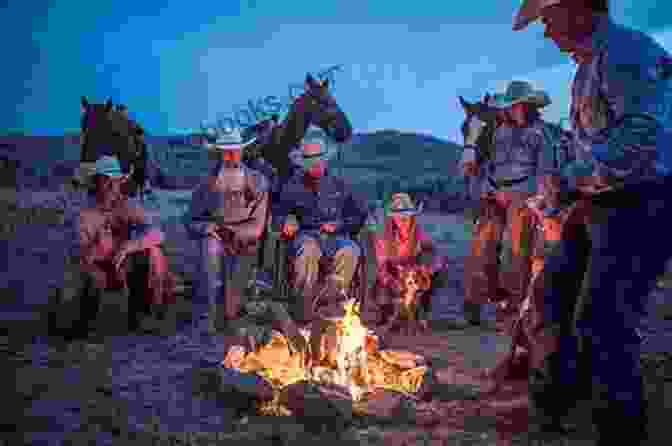 Family Of Cowboys And Cowgirls Gathered On The Front Porch Of The Ranch House, Smiling And Embracing. The Texas Rancher S New Family (Blue Thorn Ranch 5)