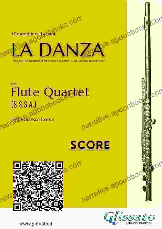 Flute Quartet Performing Rossini's La Danza C Soprano Flute 3: La Danza By Rossini For Flute Quartet: Neapolitan Tarantella (La Danza For Flute Quartet)