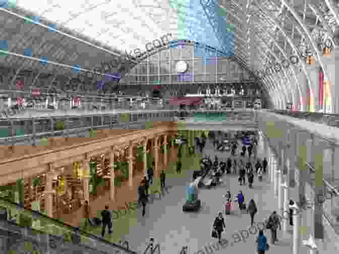 Interior View Of St. Pancras Station Showcasing The Intricate Details Of The Barlow Roof. St Pancras Station (Wonders Of The World)