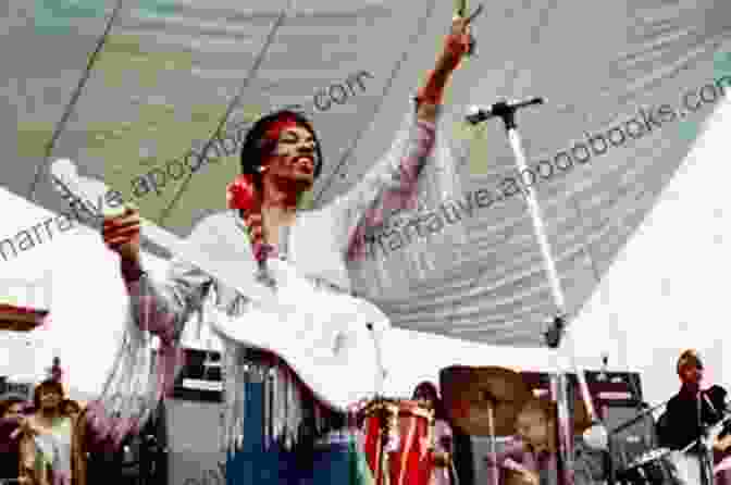 Jimi Hendrix Performing At Woodstock, Guitar Blazing Jimi Hendrix Black Legacy: (A Dream Deferred)