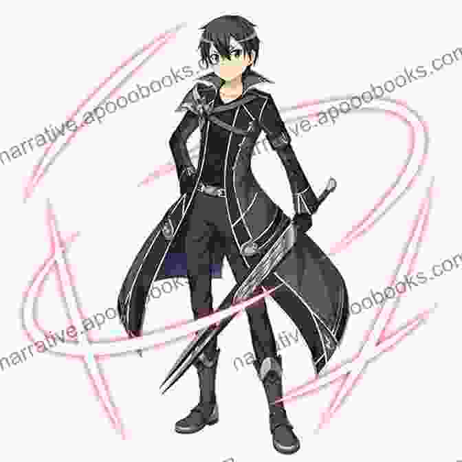 Kirito, The Protagonist, Engaged In A Fierce Sword Fight Sword Art Online 1: Aincrad (light Novel)