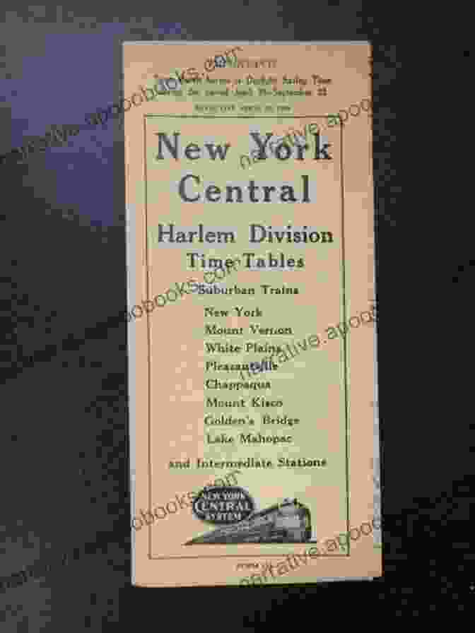 New York Central Timetable April 30 1950 Cover New York Central Timetable April 30 1950: The Scenic Water Level Route