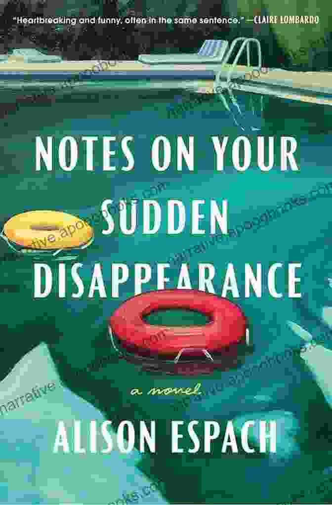 Notes On Your Sudden Disappearance Book Cover Notes On Your Sudden Disappearance: A Novel