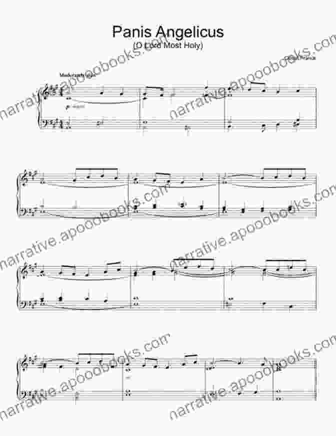 Panis Angelicus Sheet Music Cover Panis Angelicus I Cesar Franck I F Major Vocal + Piano/Organ Accompaniment Lyrics I Popular Classical Wedding Song I Intermediate Sheet Music: Video Tutorial I BIG Notes