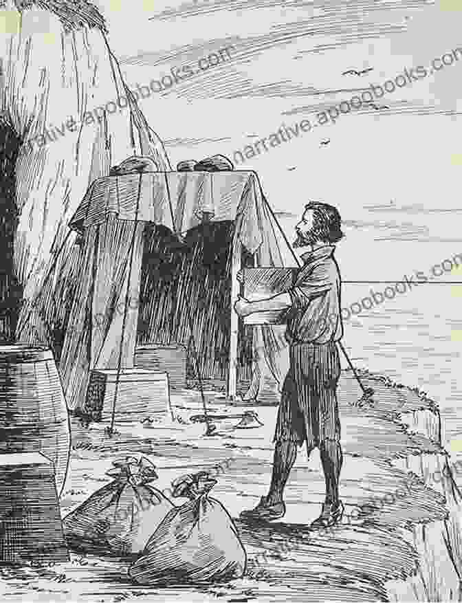 Robinson Crusoe Building A Shelter On The Island Robinson Crusoe Daniel Defoe