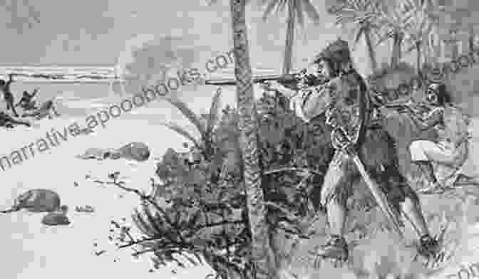 Robinson Crusoe Stranded On A Deserted Island, Looking Out To The Sea Robinson Crusoe Daniel Defoe