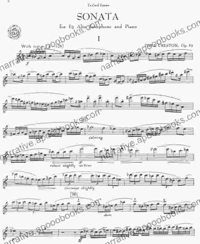 Sheet Music For 'Sonata For Saxophone And Piano' By Paul Creston Prelude To Te Deum I Charpentier I Easy Alto Saxophone Sheet Music With Piano Accompaniment I Arranged For Intermediate Players: How To Play Saxophone Wedding Song I Popular Classical Song