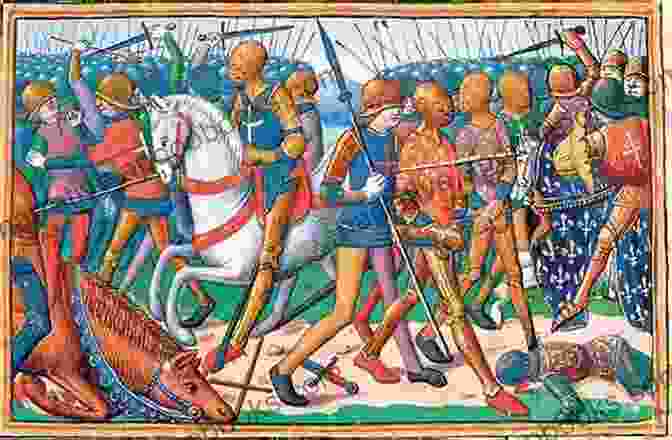 The Battle Of Agincourt, Depicted In A Medieval Manuscript The Road To Agincourt (Struggle For A Crown 5)