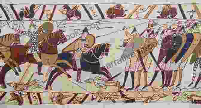 The Battle Of Hastings, A Pivotal Moment In The Norman Conquest Of England, Depicts The Clash Of Norman And Anglo Saxon Forces. Drekar In The Seine (Norman Genesis 9)