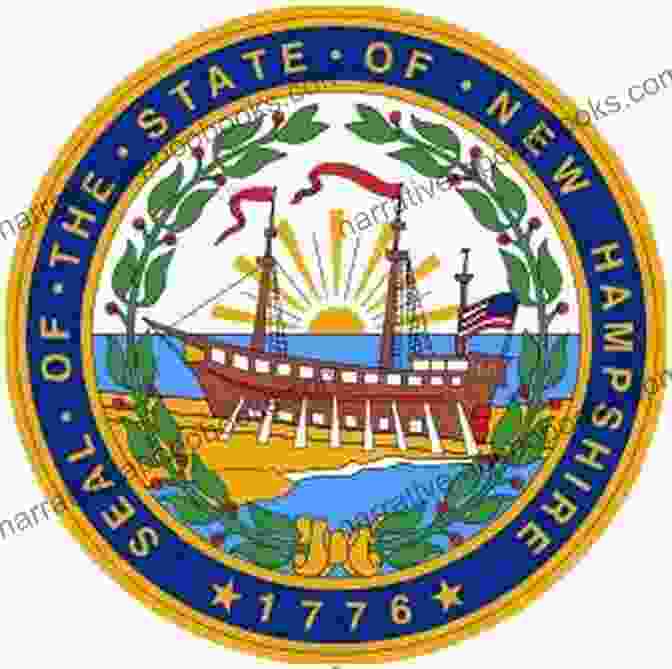 The Seal Of New Hampshire, Featuring A Farmer Plowing A Field With The Motto New Hampshire Icons: 50 Classic Symbols Of The Granite State