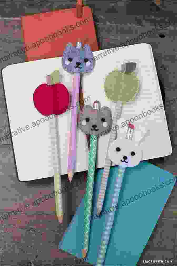 Whimsical And Inspiring Felted Pencil Toppers Needle Felting Tutorials: Simple Needle Felting Projects For Beginners