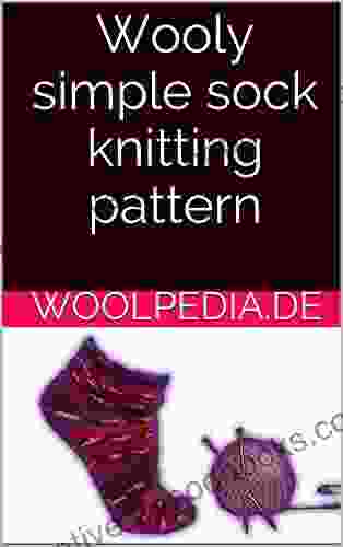 Wooly simple sock knitting pattern